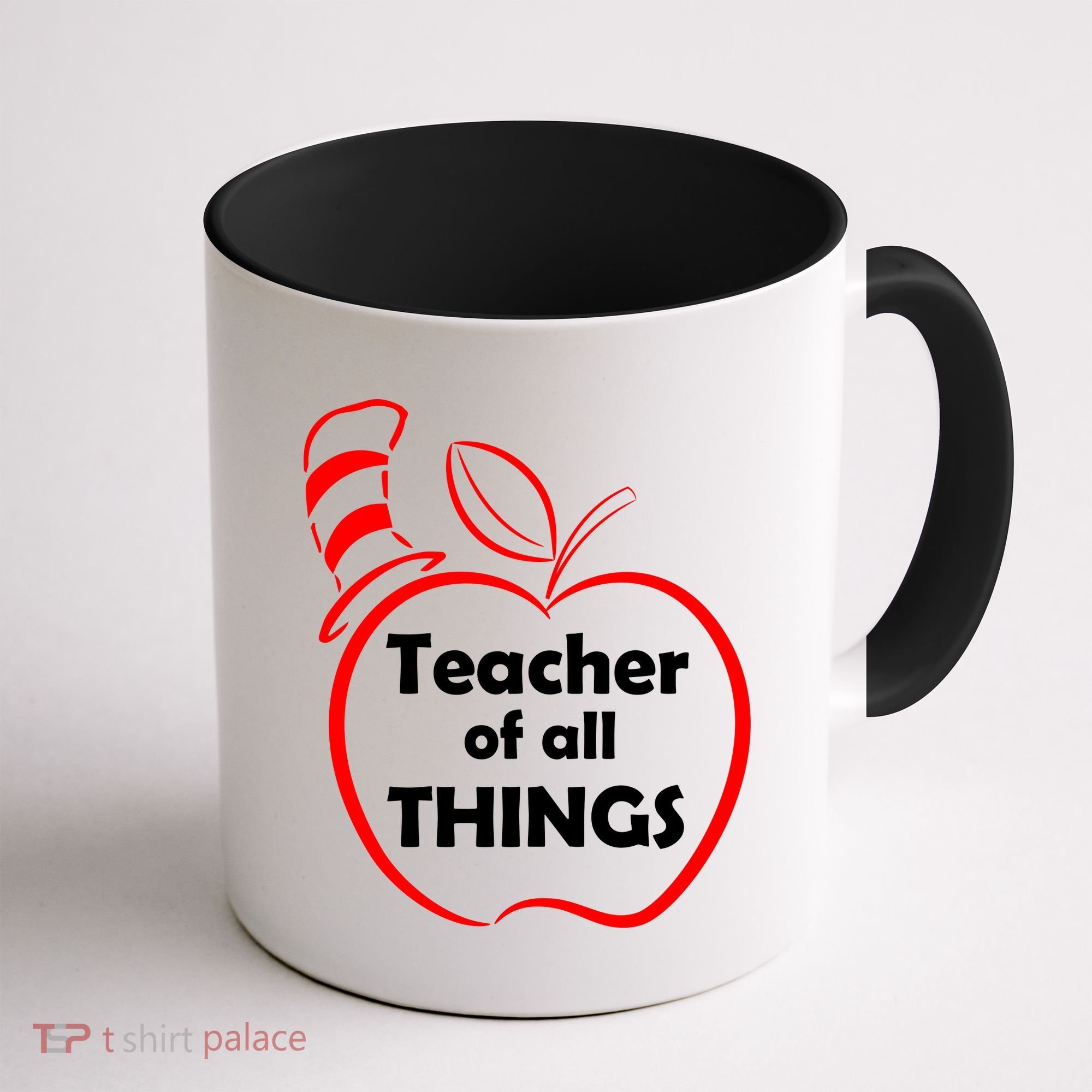 Teacher of All Things Apple Logo Coffee Mug