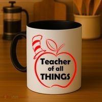 Teacher of All Things Apple Logo Coffee Mug thumb 4