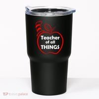 Teacher of All Things Apple Logo Tumbler thumb 0