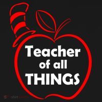 Teacher of All Things Apple Logo Ornament thumb 1