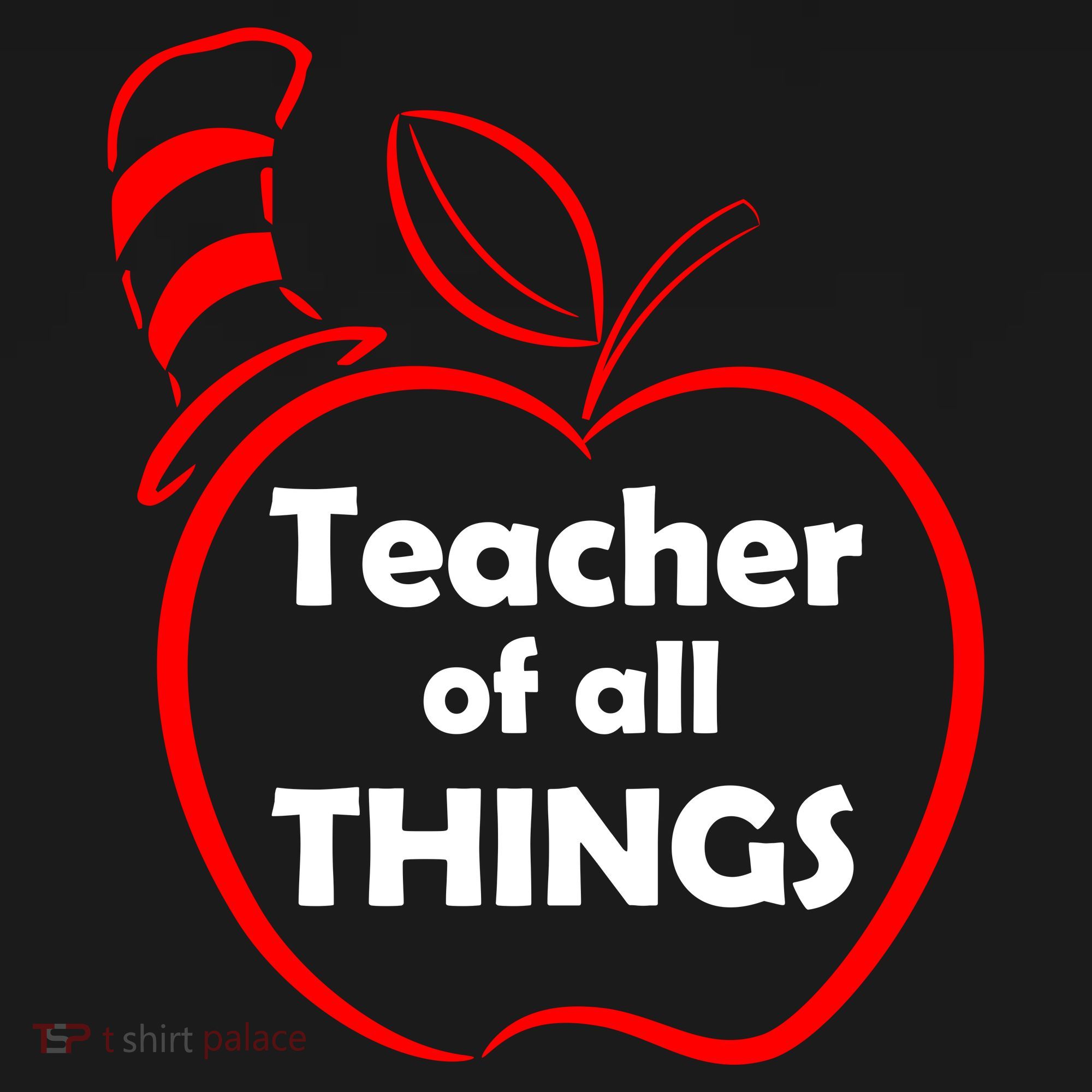 Teacher of All Things Apple Logo Ornament