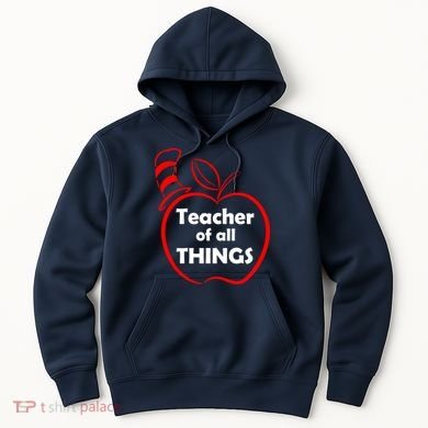 Teacher of All Things Apple Logo Hoodie