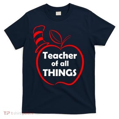 Teacher of All Things Apple Logo T-Shirt