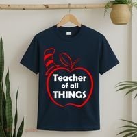 Teacher of All Things Apple Logo T-Shirt thumb 2