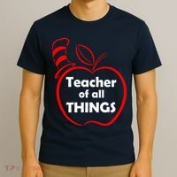 Teacher of All Things Apple Logo T-Shirt thumb 3