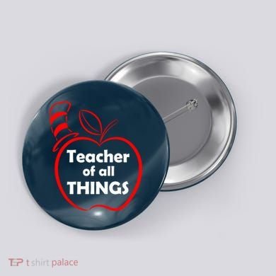 Teacher of All Things Apple Logo Button