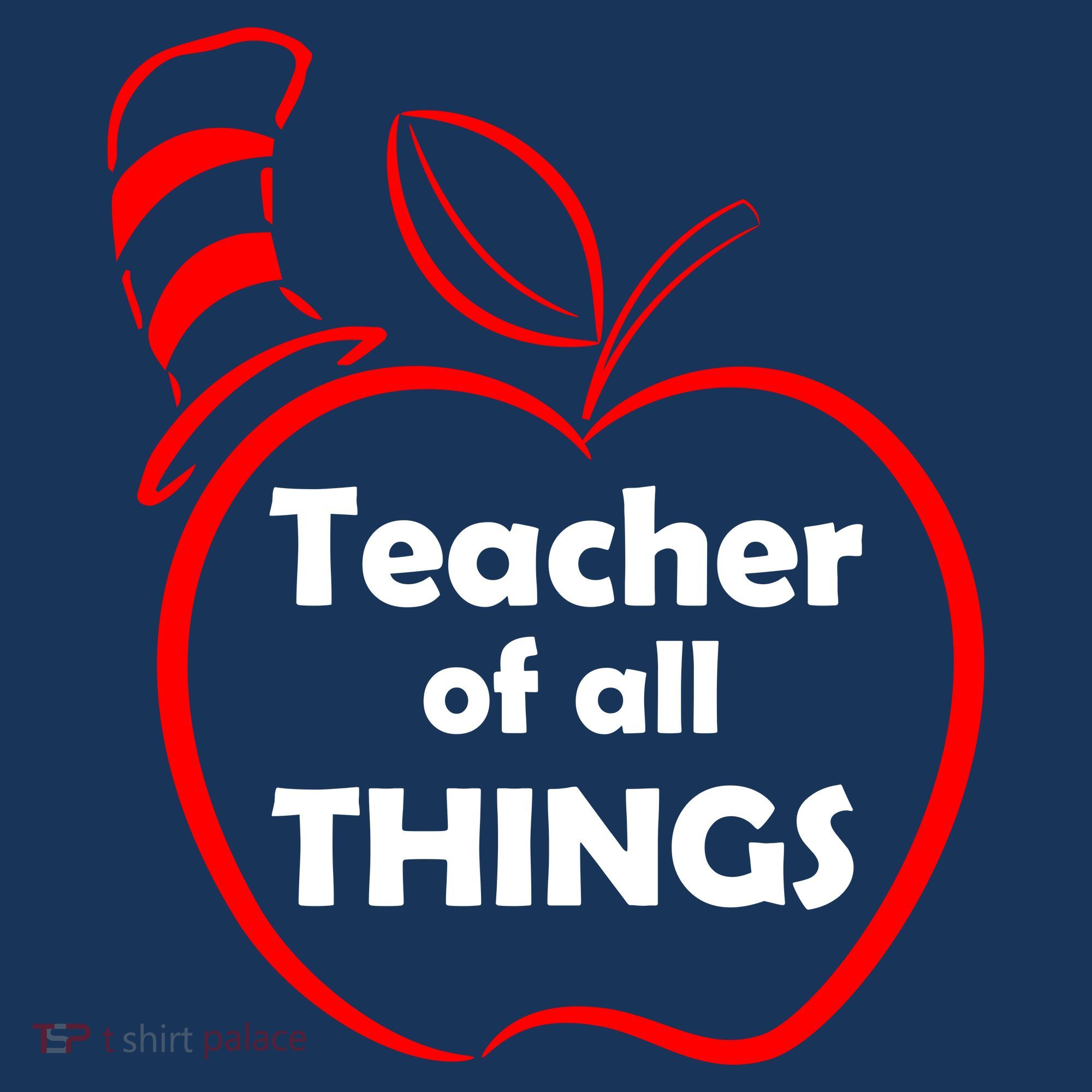 Teacher of All Things Apple Logo Mousepad