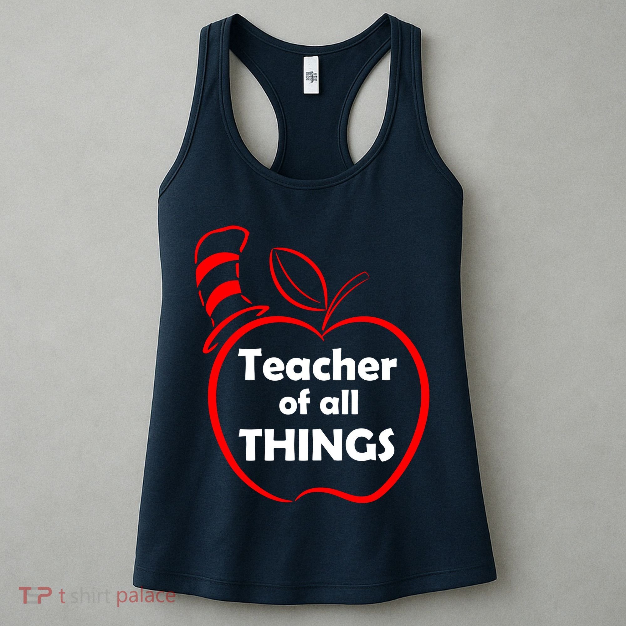Teacher of All Things Apple Logo Women's Tank Top