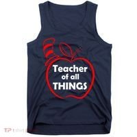 Teacher of All Things Apple Logo Tank Top thumb 0