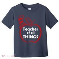 Teacher of All Things Apple Logo Toddler T-Shirt thumb 0