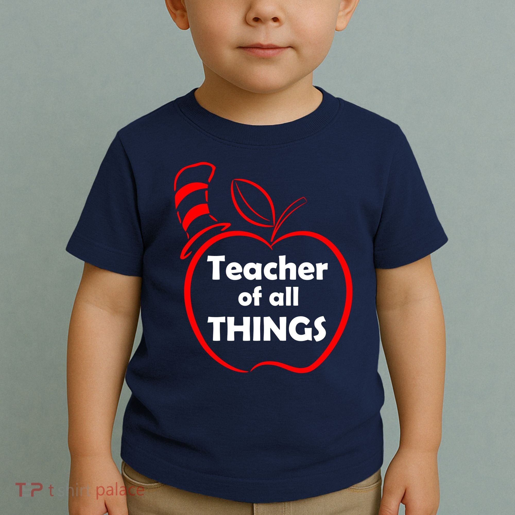 Teacher of All Things Apple Logo Toddler T-Shirt