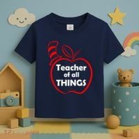 Teacher of All Things Apple Logo Toddler T-Shirt thumb 3