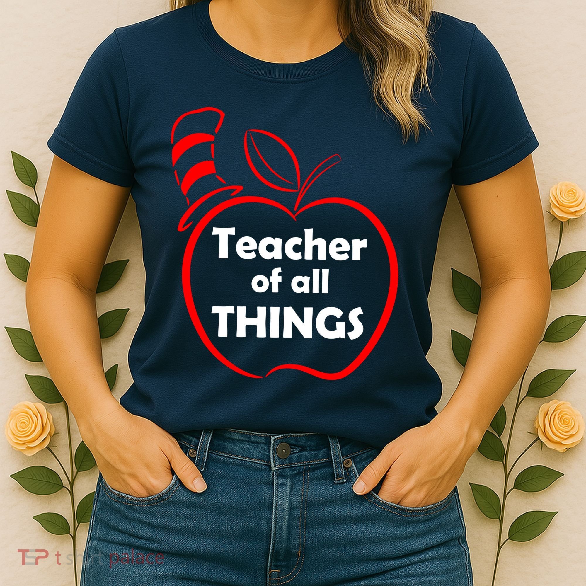 Teacher of All Things Apple Logo Women's T-Shirt