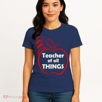 Teacher of All Things Apple Logo Women's T-Shirt thumb 4