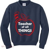 Teacher of All Things Apple Logo Kids Sweatshirt thumb 0