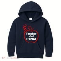 Teacher of All Things Apple Logo Kids Hoodie thumb 0