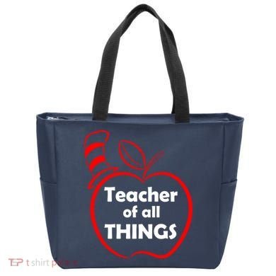 Teacher of All Things Apple Logo Tote Bag