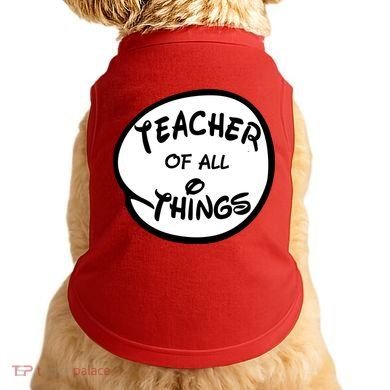Teacher of all Things Emblem Doggie Tank