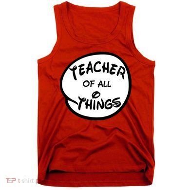 Teacher of all Things Emblem Tank Top