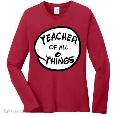 Teacher of all Things Emblem Women's Long Sleeve Shirt