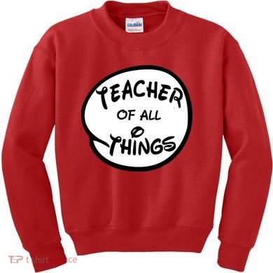 Teacher of all Things Emblem Kids Sweatshirt