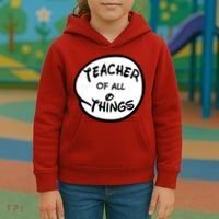 Teacher of all Things Emblem Kids Hoodie thumb 3