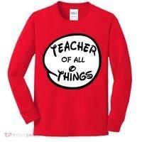 Teacher of all Things Emblem Kids Long Sleeve Shirt thumb 0