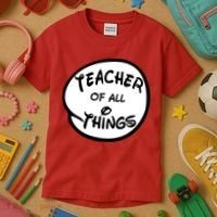Teacher of all Things Emblem Kids T-Shirt thumb 3