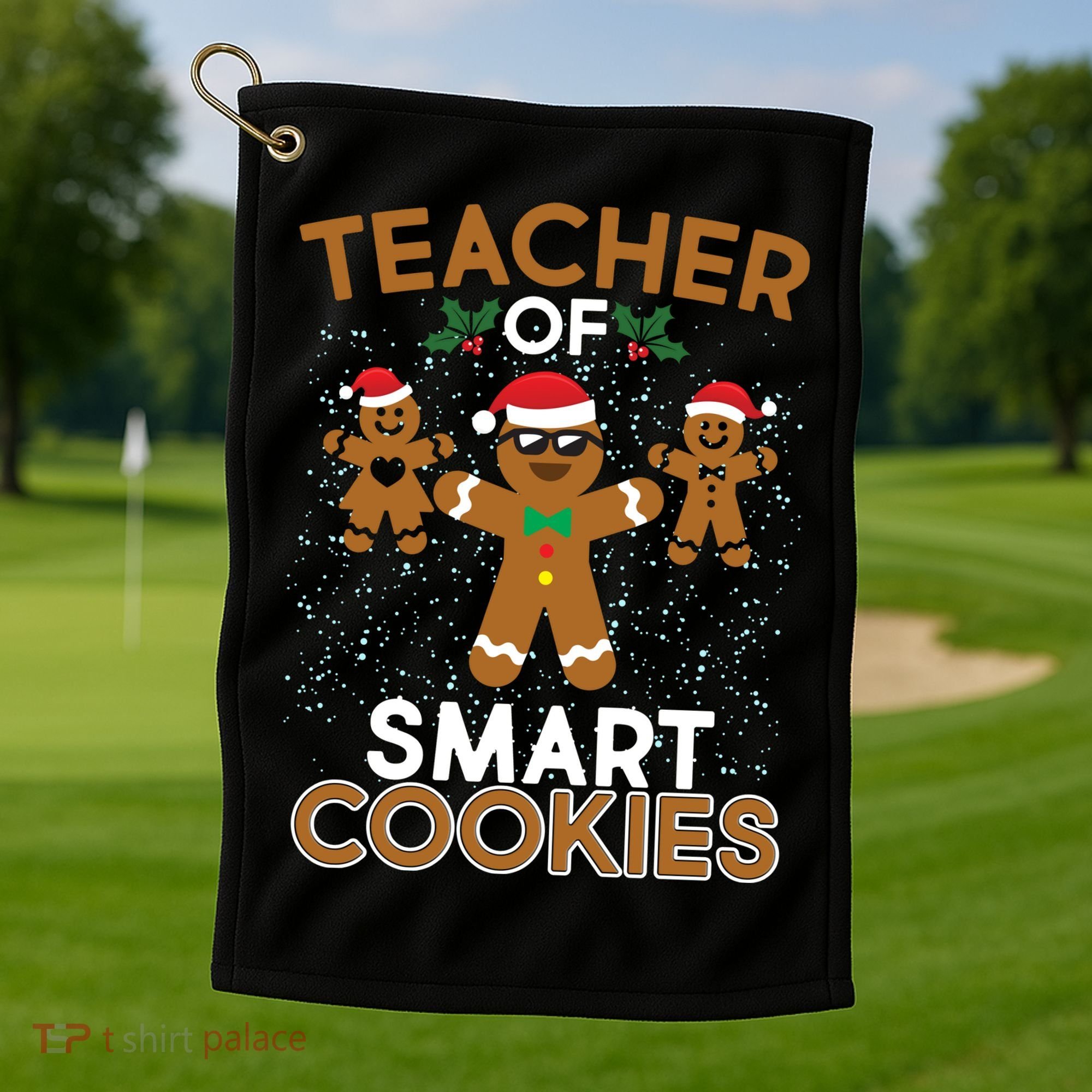 Teacher Of Smart Cookies Golf Towel