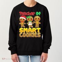 Teacher Of Smart Cookies Christmas Women's Sweatshirt thumb 0