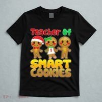 Teacher Of Smart Cookies Christmas T-Shirt thumb 5