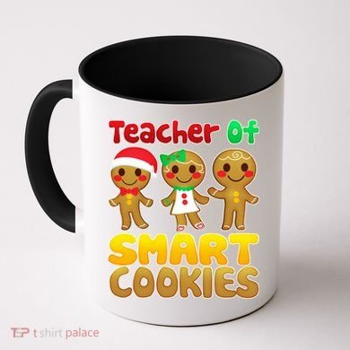 Teacher Of Smart Cookies Christmas Coffee Mug