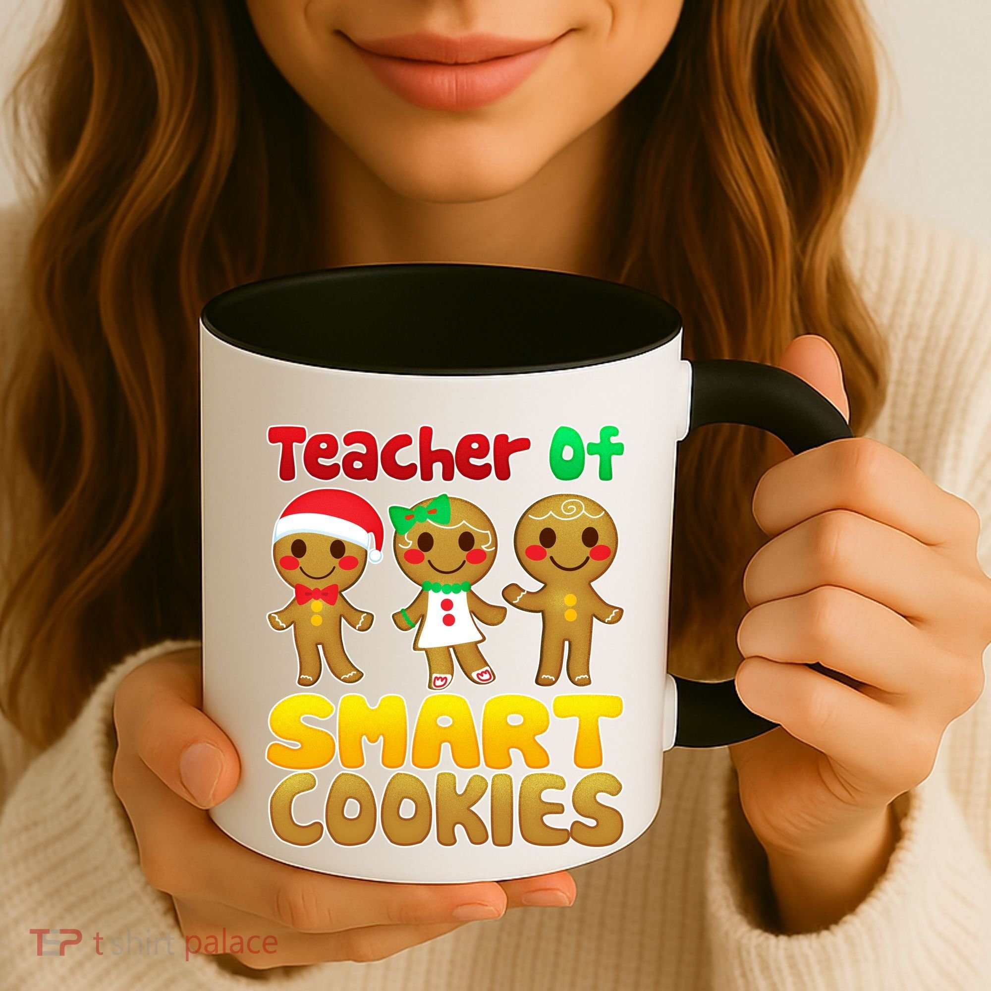 Teacher Of Smart Cookies Christmas Coffee Mug