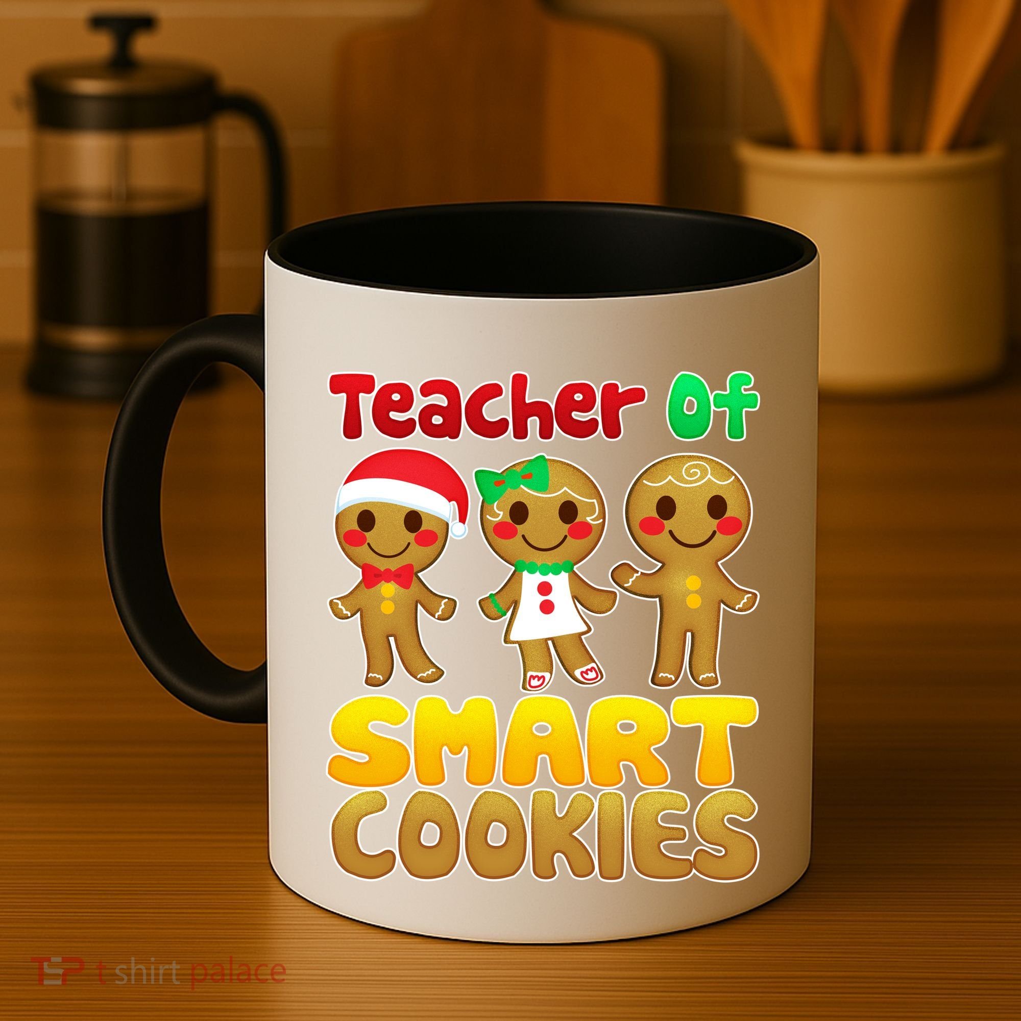Teacher Of Smart Cookies Christmas Coffee Mug