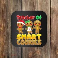 Teacher Of Smart Cookies Christmas Coaster thumb 0