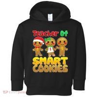 Teacher Of Smart Cookies Christmas Toddler Hoodie thumb 0