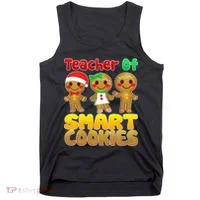 Teacher Of Smart Cookies Christmas Tank Top thumb 0