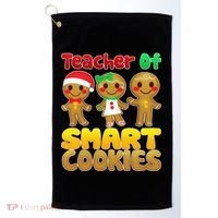 Teacher Of Smart Cookies Christmas Golf Towel thumb 0