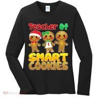 Teacher Of Smart Cookies Christmas Women's Long Sleeve Shirt thumb 0