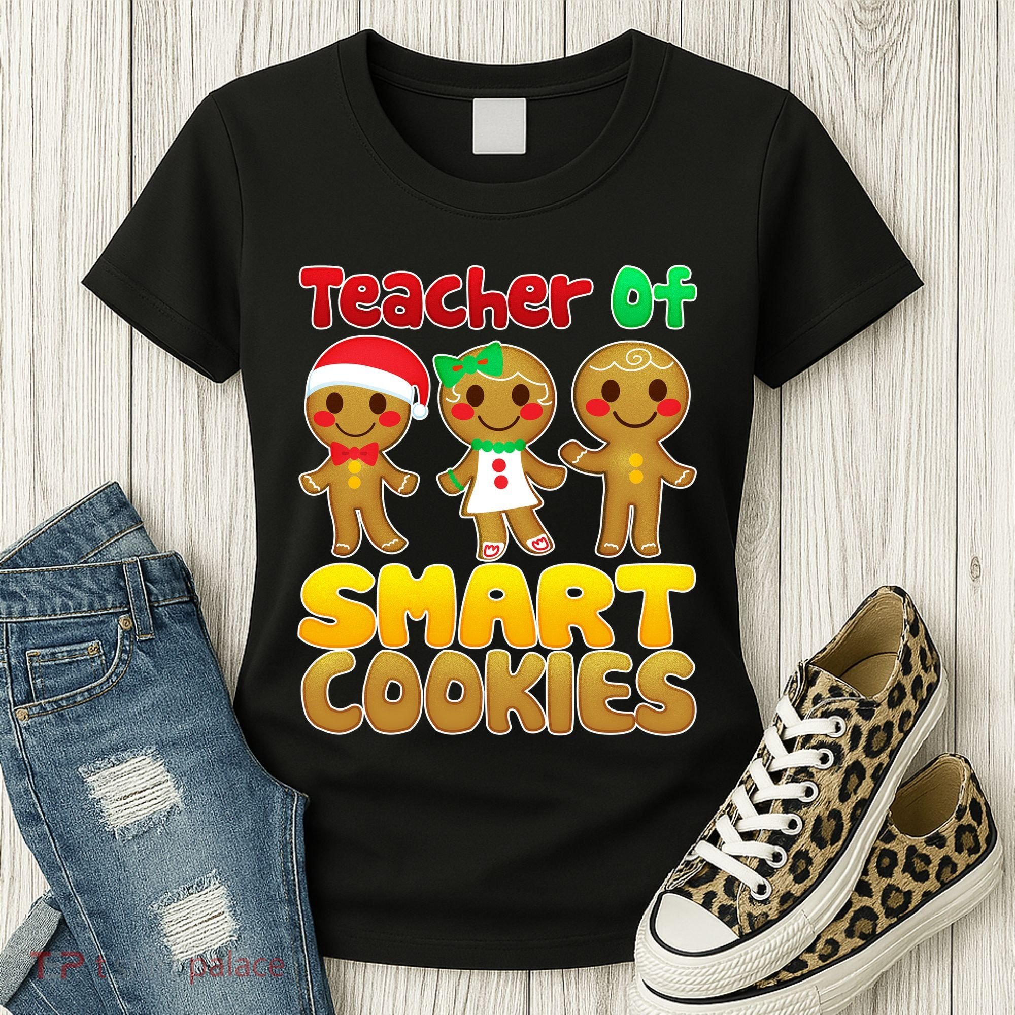 Teacher Of Smart Cookies Christmas Women's T-Shirt