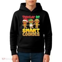 Teacher Of Smart Cookies Christmas Kids Hoodie thumb 4