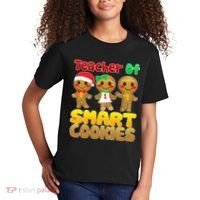 Teacher Of Smart Cookies Christmas Kids T-Shirt thumb 2