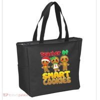 Teacher Of Smart Cookies Christmas Tote Bag thumb 2