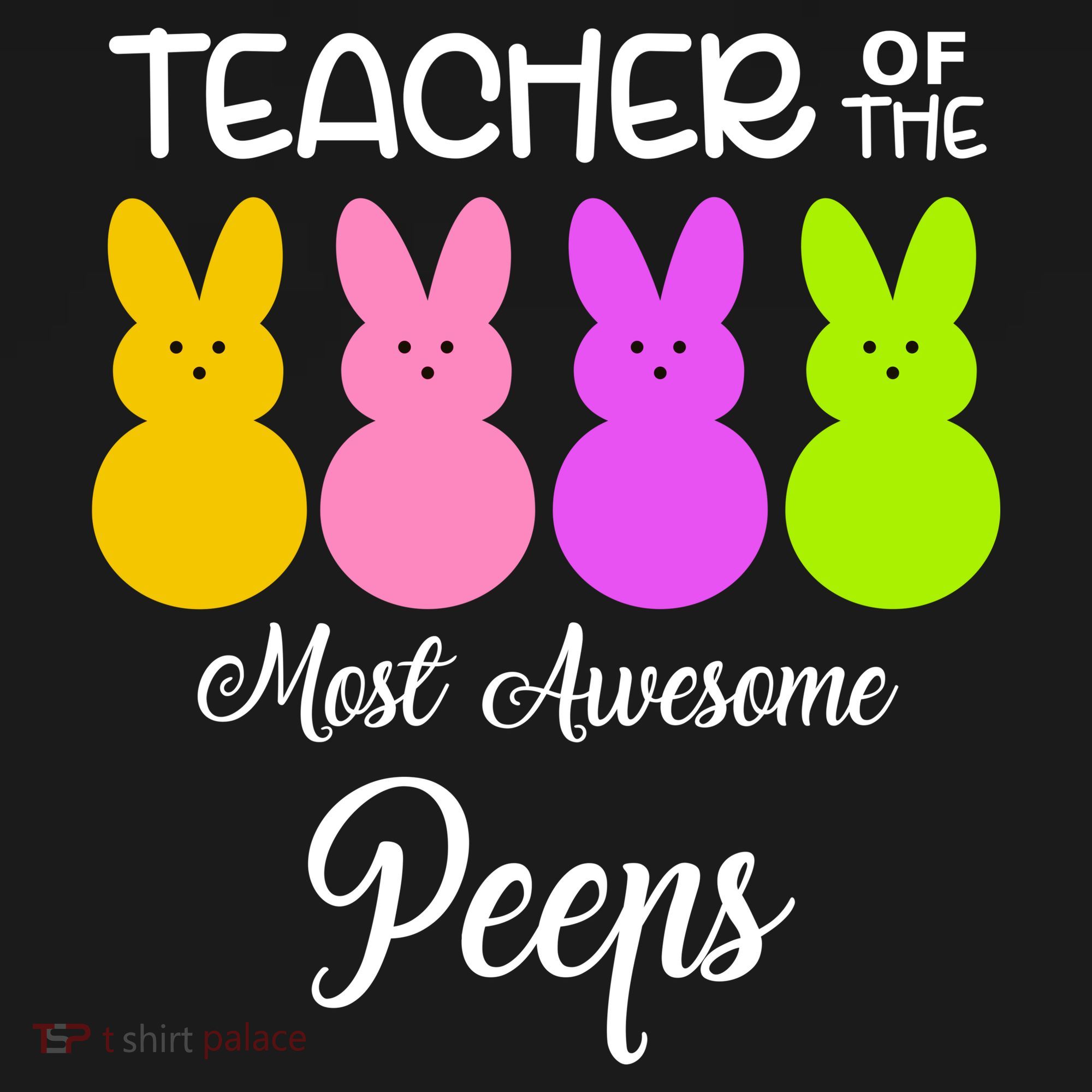 Teacher Of The Cutest Peeps Easter Bunny Ornament