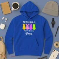 Teacher Of The Cutest Peeps Easter Bunny Hoodie thumb 3