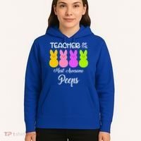 Teacher Of The Cutest Peeps Easter Bunny Hoodie thumb 5