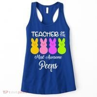 Teacher Of The Cutest Peeps Easter Bunny Women's Tank Top thumb 0