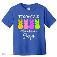 Teacher Of The Cutest Peeps Easter Bunny Toddler T-Shirt thumb 0