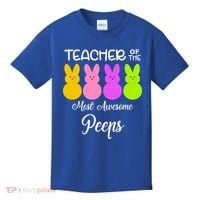 Teacher Of The Cutest Peeps Easter Bunny Kids T-Shirt thumb 0
