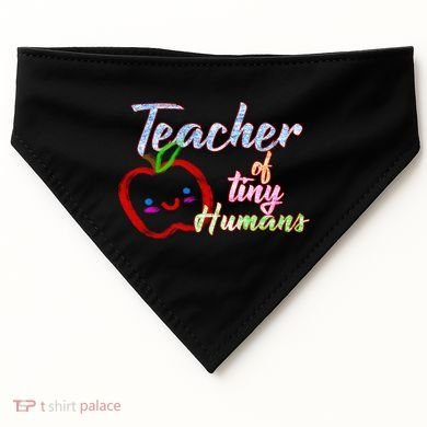 Teacher Of Tiny Humans USA-Made Doggie Bandana